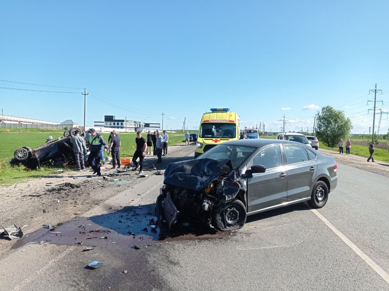 В столкновении автомобилей в Чувашии погиб человек — Чувашинформ.рф